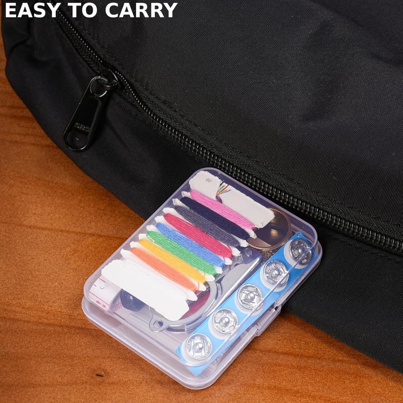 VEAPILS Travel Sewing Kit, Mini Sewing Kit Travel Size with Multicolor Threads, Scissors, Needles, Buttons, 38 Piece Portable Emergency Sewing Set with Case, Sewing Repair Kit for Adults - Craft Supplies (1) - Image 4